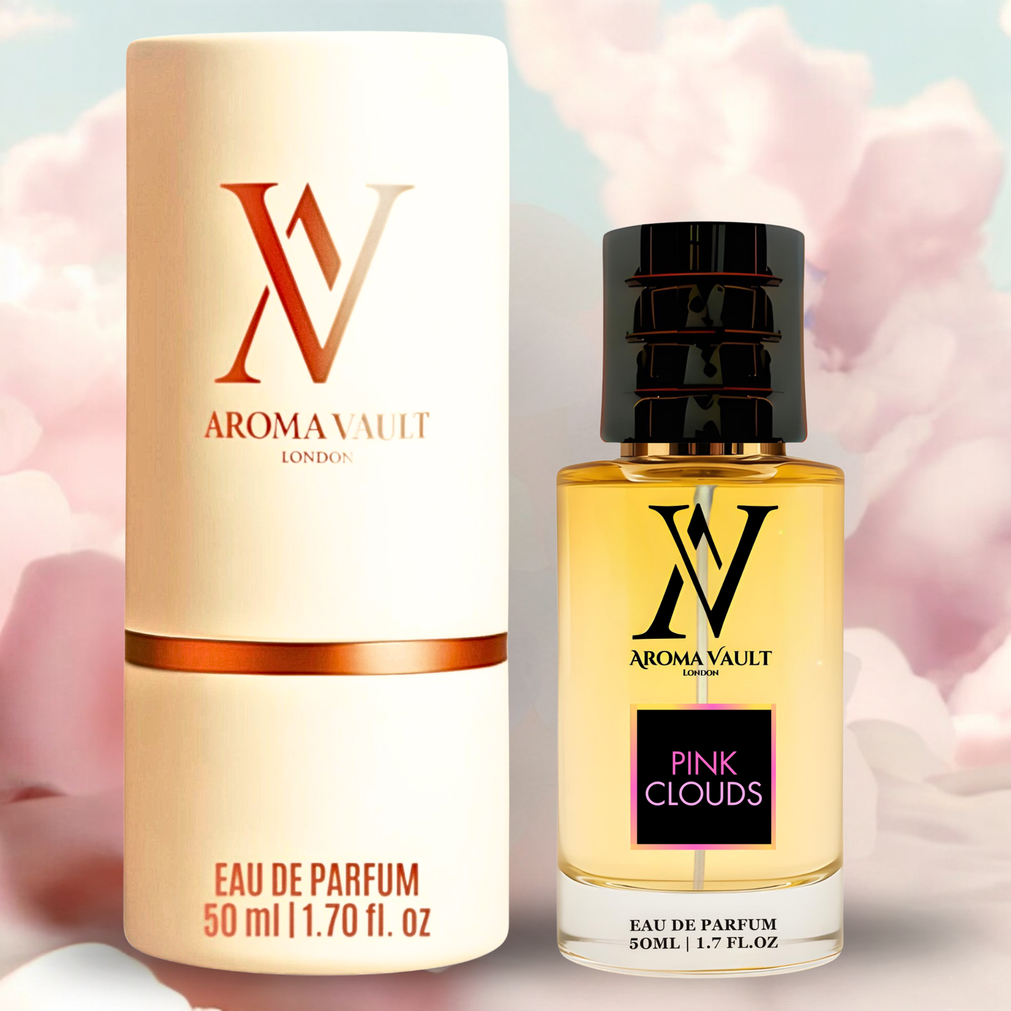 Pink Clouds by The Aroma Vault | Embrace Femininity with a Whirl of Sweet Whipped Cream & Exotic Fruits | Discover Ethereal Elegance