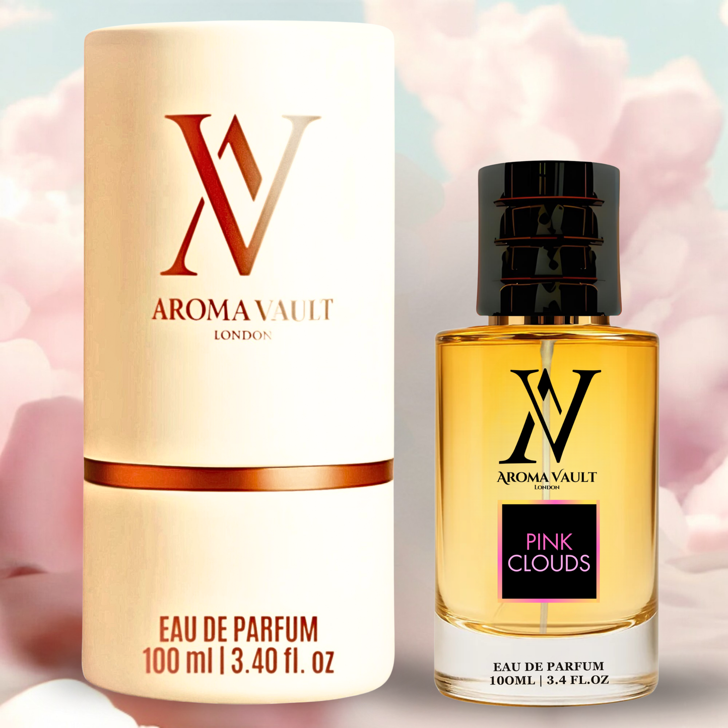 Pink Clouds by The Aroma Vault | Embrace Femininity with a Whirl of Sweet Whipped Cream & Exotic Fruits | Discover Ethereal Elegance