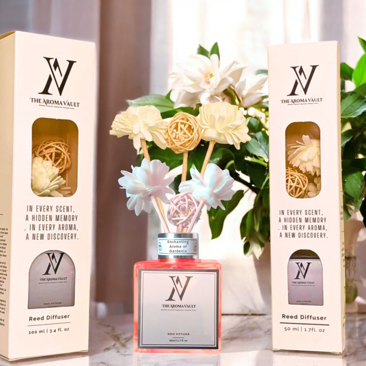 Enchanting Aroma of Gardenia (Reed Diffuser) (Clearance)