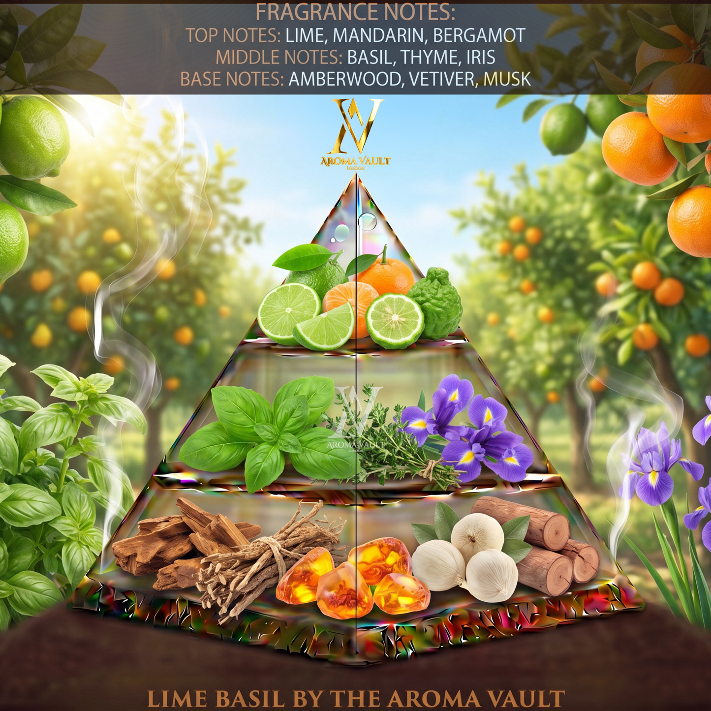 Inspired by Lime Basil & Mandarin  | Lime Basil (Reed Diffuser)