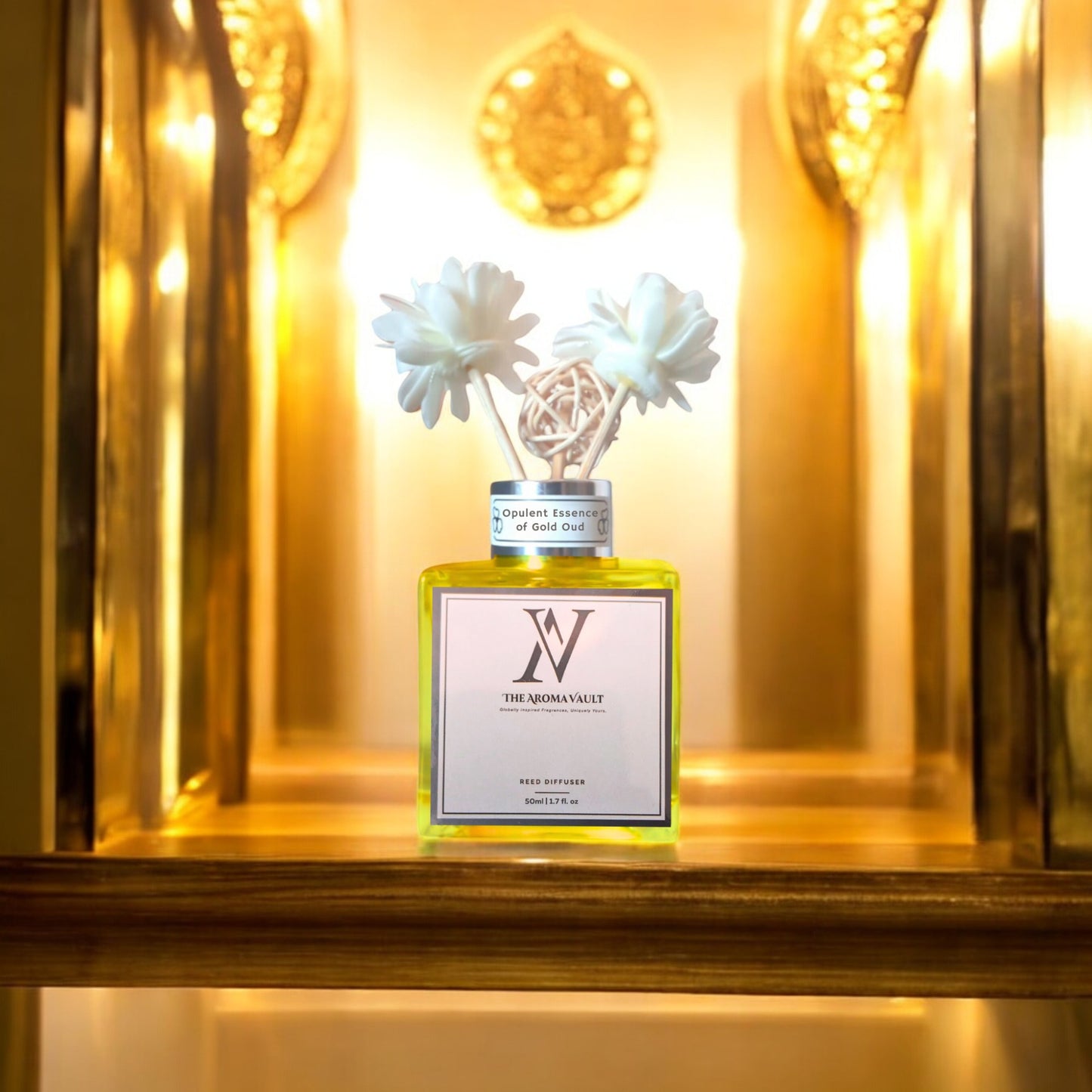 Opulent Essence of Gold Oud (Reed Diffuser)