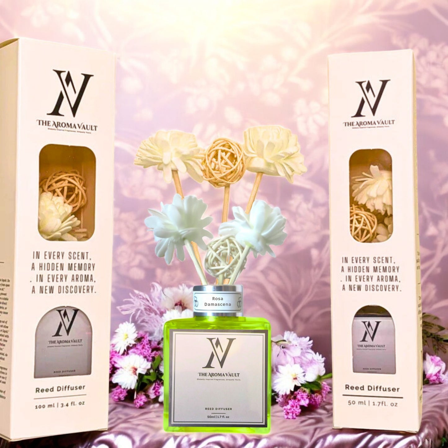 Exquisite Essence of Rosa Damascena (Reed Diffuser) (Clearance)