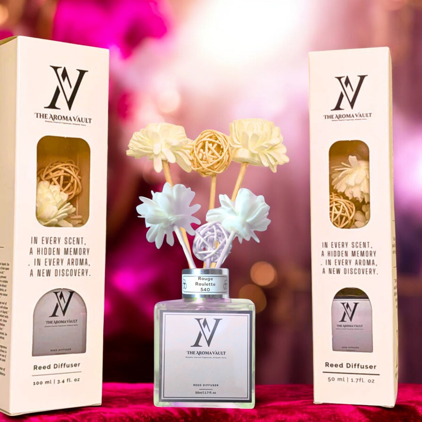 Rouge Roulette 540 | Inspired by Baccarat Rouge 540 (Reed Diffuser) (Clearance)